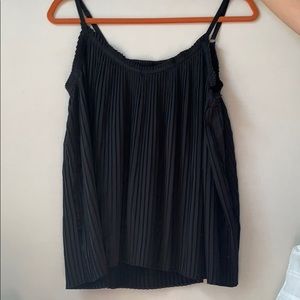 Rose and olive black blouse